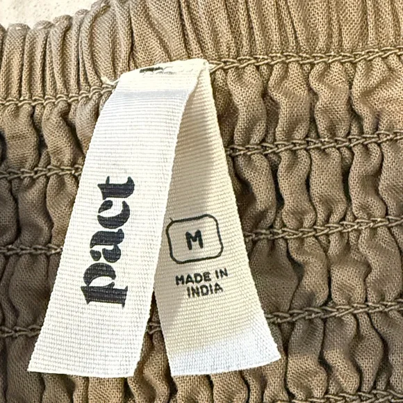 Women's olive Khaki Sleeveless V-Neck Midi Dress by pact Size M - Picture 2 of 4